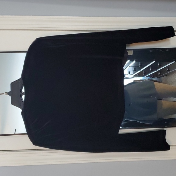 LAUNDRY By Shelley Segall Black VELVET DRESS - Picture 12 of 13